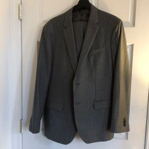 NWOT Banana Republic Suit Striped Grey 44R, 34x30